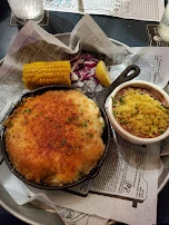 Cheesy Crab & Shrimp Skillet